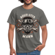 Biker Shirt Böser alter Mann Lustiges T-Shirt - graphite grey