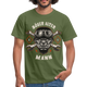 Biker Shirt Böser alter Mann Lustiges T-Shirt - military green