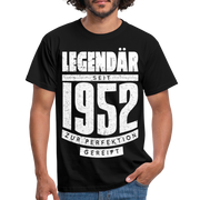 70. Geburtstag Geboren 1952 Zur Perfektion gereift Geschenk T-Shirt - black
