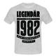 40. Geburtstag Geboren 1982 Zur Perfektion gereift Geschenk T-Shirt - heather grey