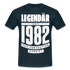 40. Geburtstag Geboren 1982 Zur Perfektion gereift Geschenk T-Shirt - navy