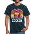 Gamer Shirt Kann dich nicht hören bin am Zocken Gaming Headset Geschenk T-Shirt - navy