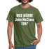 Was würde John Mcclane tun - Lustiges T-Shirt - military green