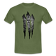Lustige Katze zerrissenes Shirt Geschenk Katzen Liebhaber T-Shirt - military green
