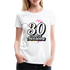 30. Mädels Geburtstag 30 Years of Awesome Geburtstags Geschenk Premium T-Shirt - white