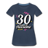 30. Mädels Geburtstag 30 Years of Awesome Geburtstags Geschenk Premium T-Shirt - navy