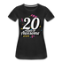 20. Mädels Geburtstag 20 Years of Awesome Geburtstags Geschenk Premium T-Shirt - black