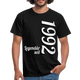 Geburtstags Geschenk Shirt Legendär seit 1992 T-Shirt - black