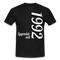 Geburtstags Geschenk Shirt Legendär seit 1992 T-Shirt - black