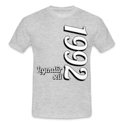 Geburtstags Geschenk Shirt Legendär seit 1992 T-Shirt - heather grey