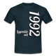 Geburtstags Geschenk Shirt Legendär seit 1992 T-Shirt - navy