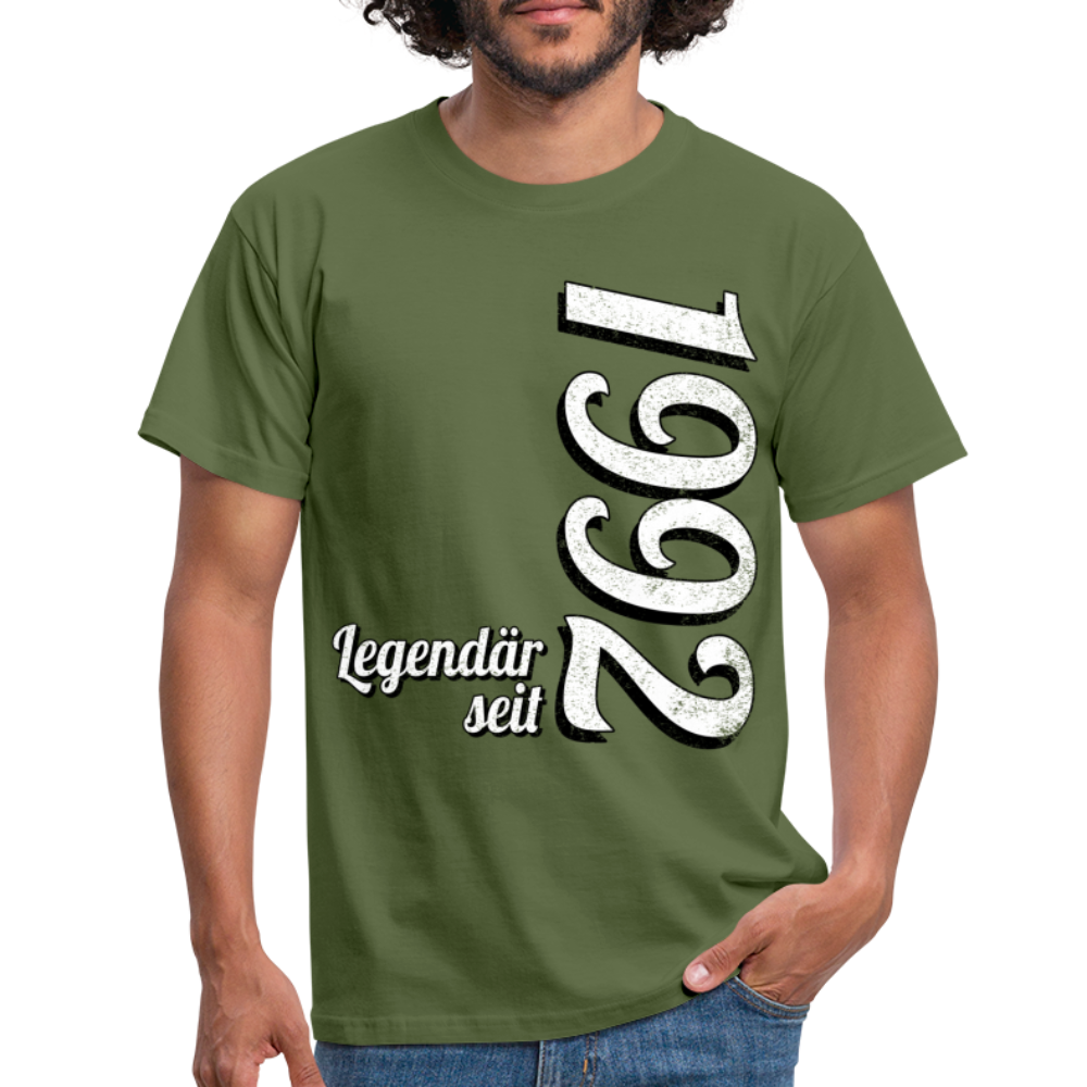 Geburtstags Geschenk Shirt Legendär seit 1992 T-Shirt - military green