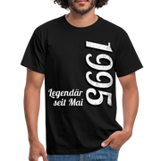 Geburtstags Geschenk Shirt Legendär seit Mai 1995 T-Shirt - black