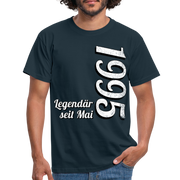 Geburtstags Geschenk Shirt Legendär seit Mai 1995 T-Shirt - navy