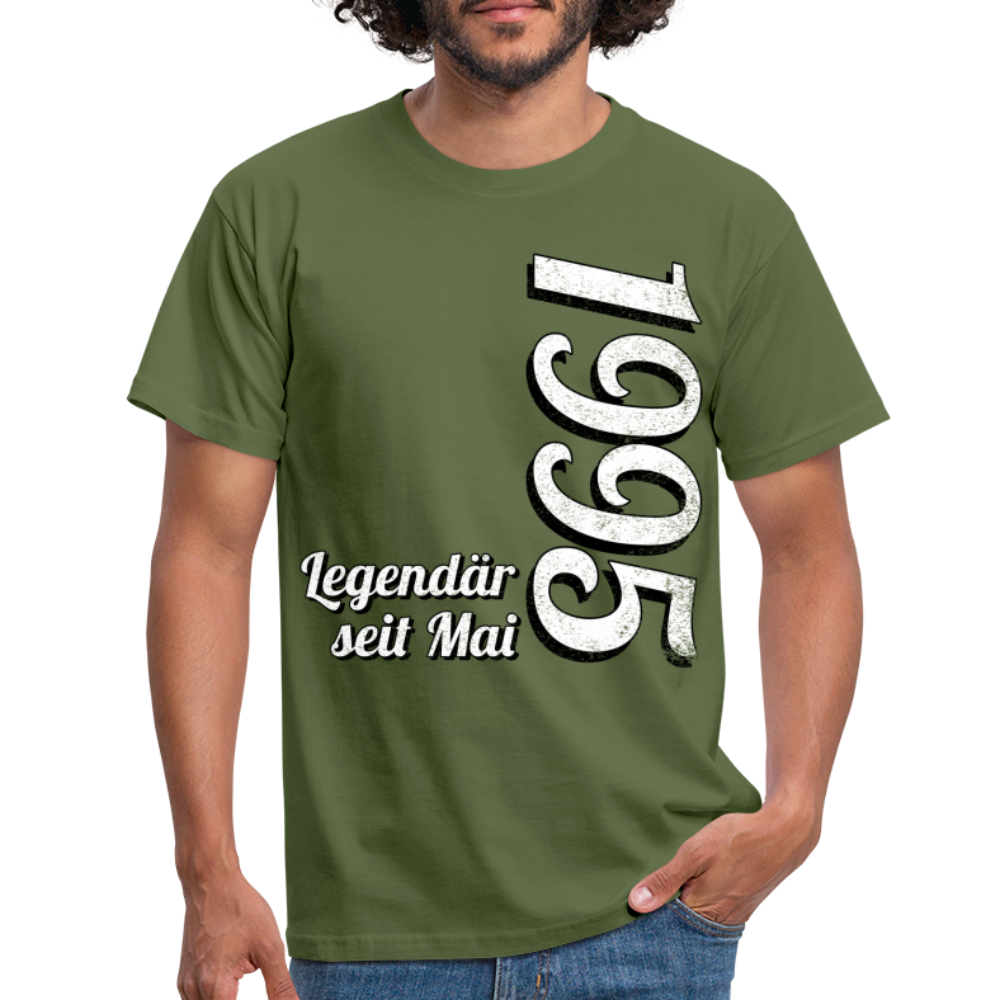 Geburtstags Geschenk Shirt Legendär seit Mai 1995 T-Shirt - military green