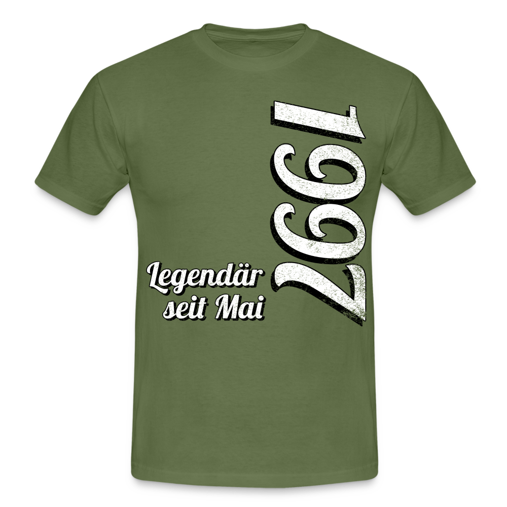 Geburtstags Geschenk Shirt Legendär seit Mai 1997 T-Shirt - military green