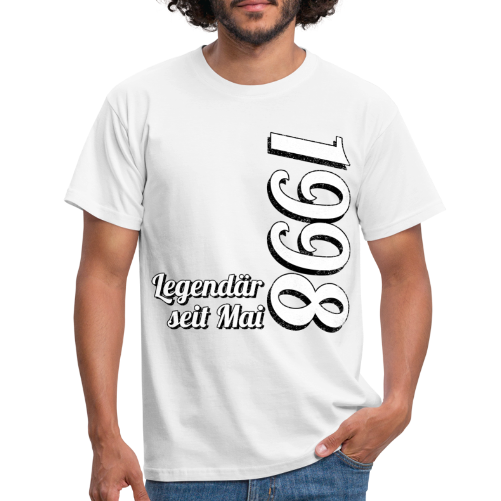 Geburtstags Geschenk Shirt Legendär seit Mai 1978 T-Shirt - white