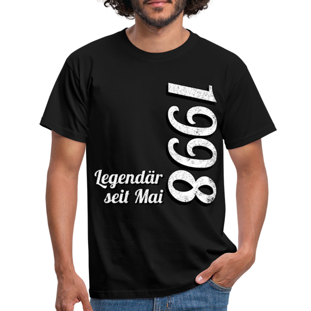 Geburtstags Geschenk Shirt Legendär seit Mai 1978 T-Shirt - black