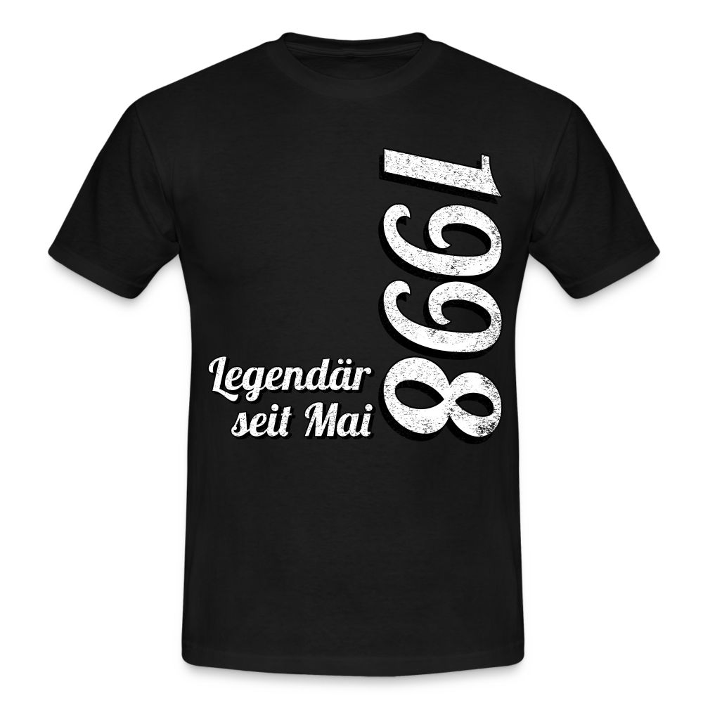 Geburtstags Geschenk Shirt Legendär seit Mai 1978 T-Shirt - black