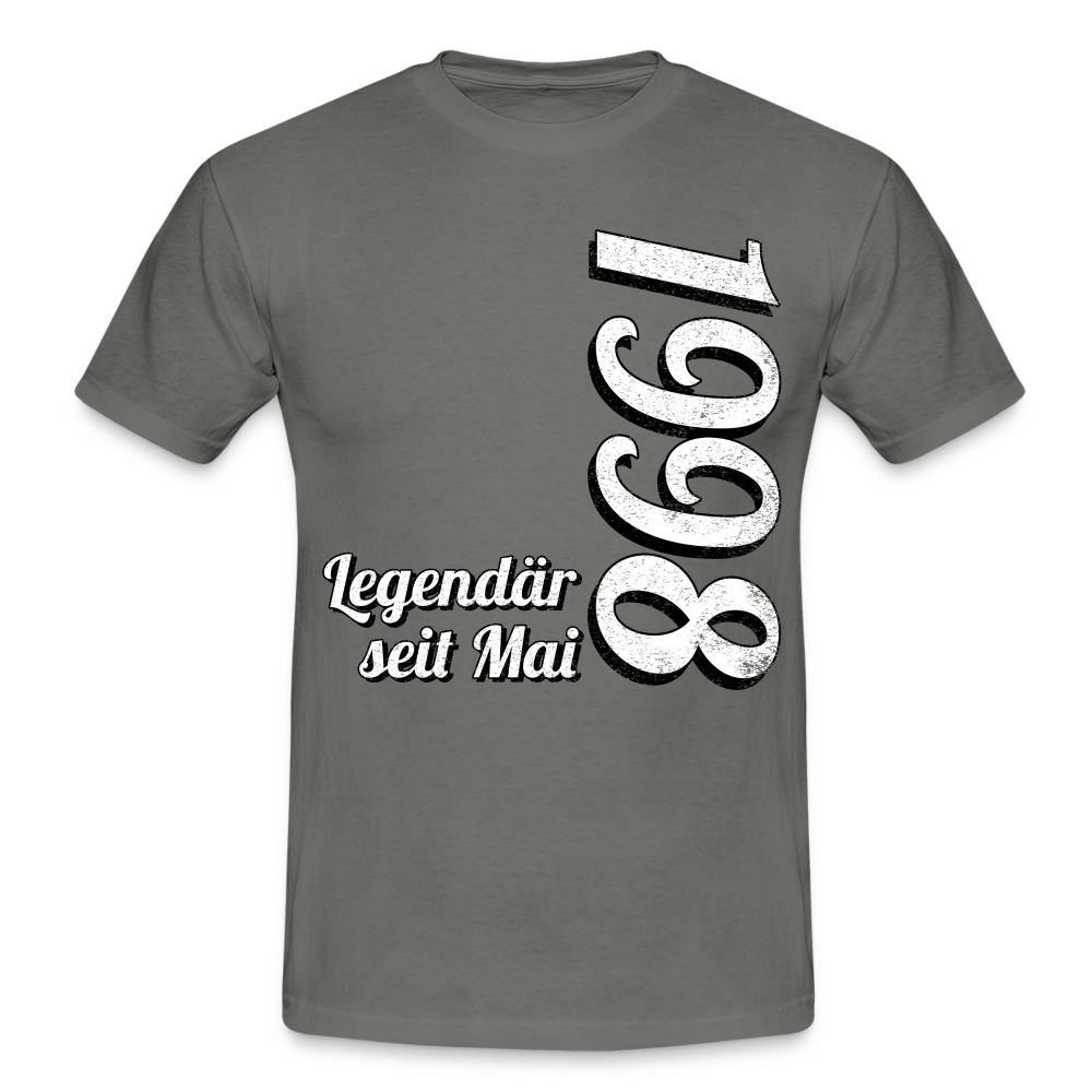 Geburtstags Geschenk Shirt Legendär seit Mai 1978 T-Shirt - graphite grey