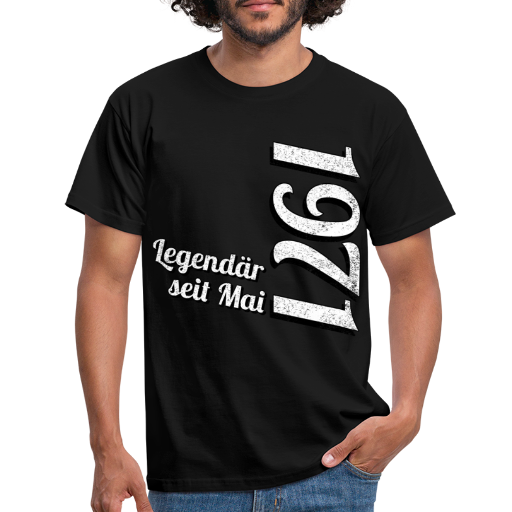 Geburtstags Geschenk Shirt Legendär seit Mai 1971 T-Shirt - black