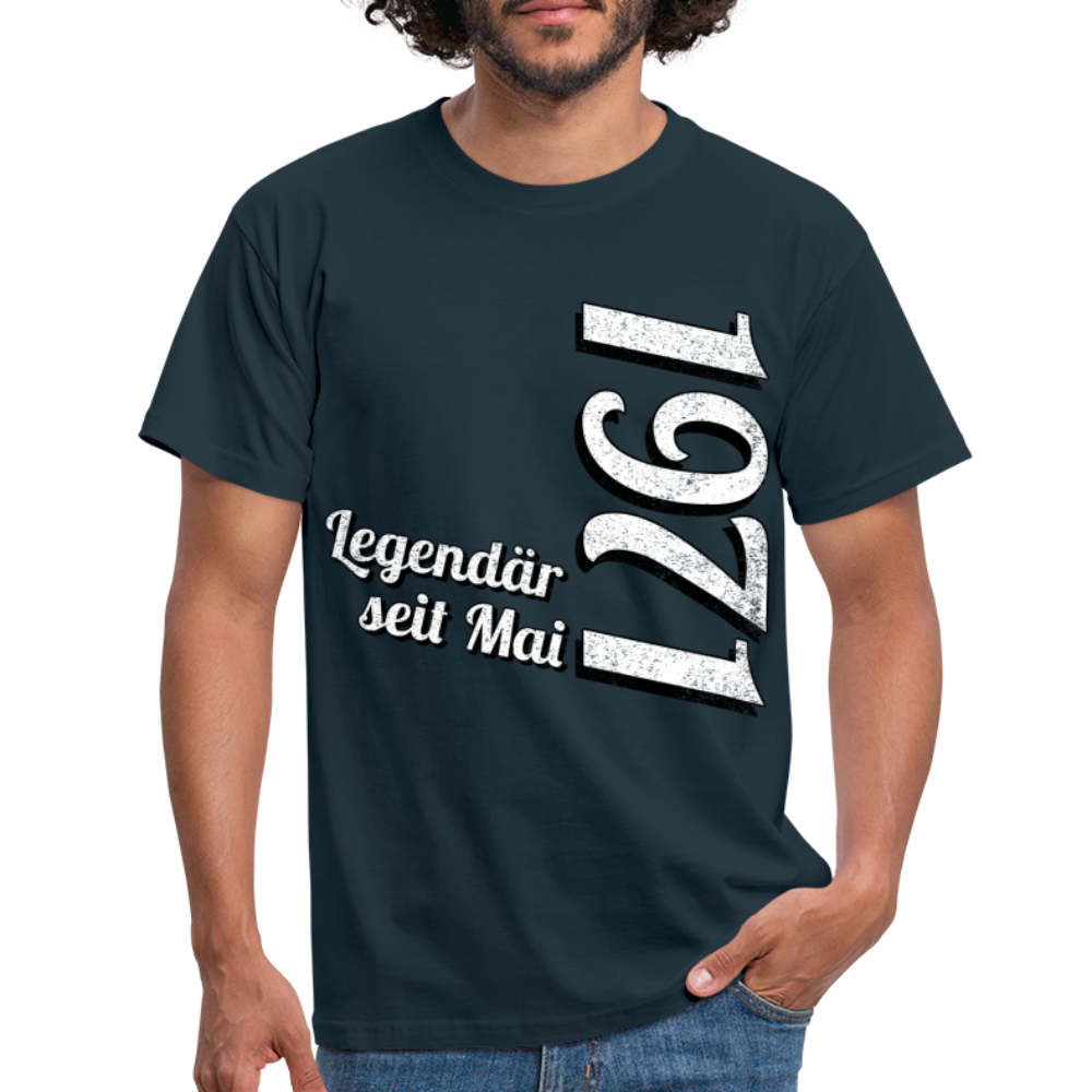 Geburtstags Geschenk Shirt Legendär seit Mai 1971 T-Shirt - navy