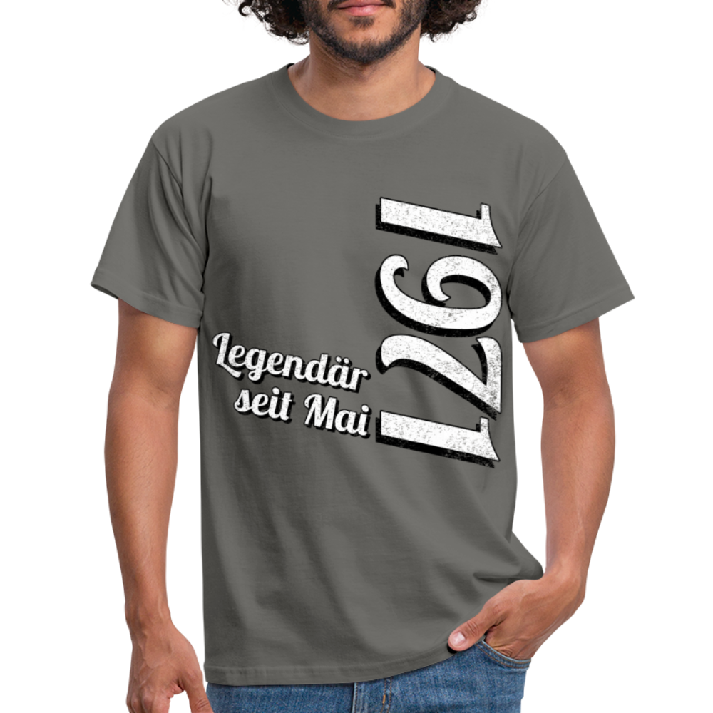 Geburtstags Geschenk Shirt Legendär seit Mai 1971 T-Shirt - graphite grey