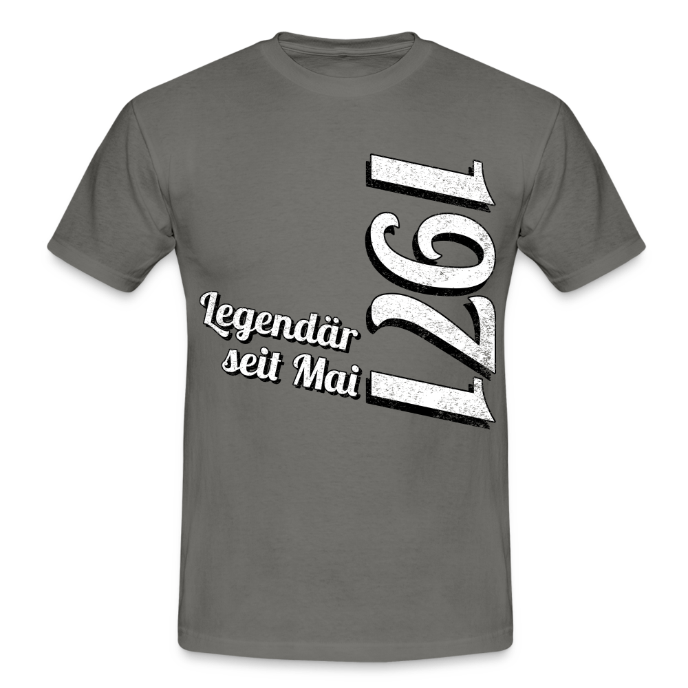 Geburtstags Geschenk Shirt Legendär seit Mai 1971 T-Shirt - graphite grey