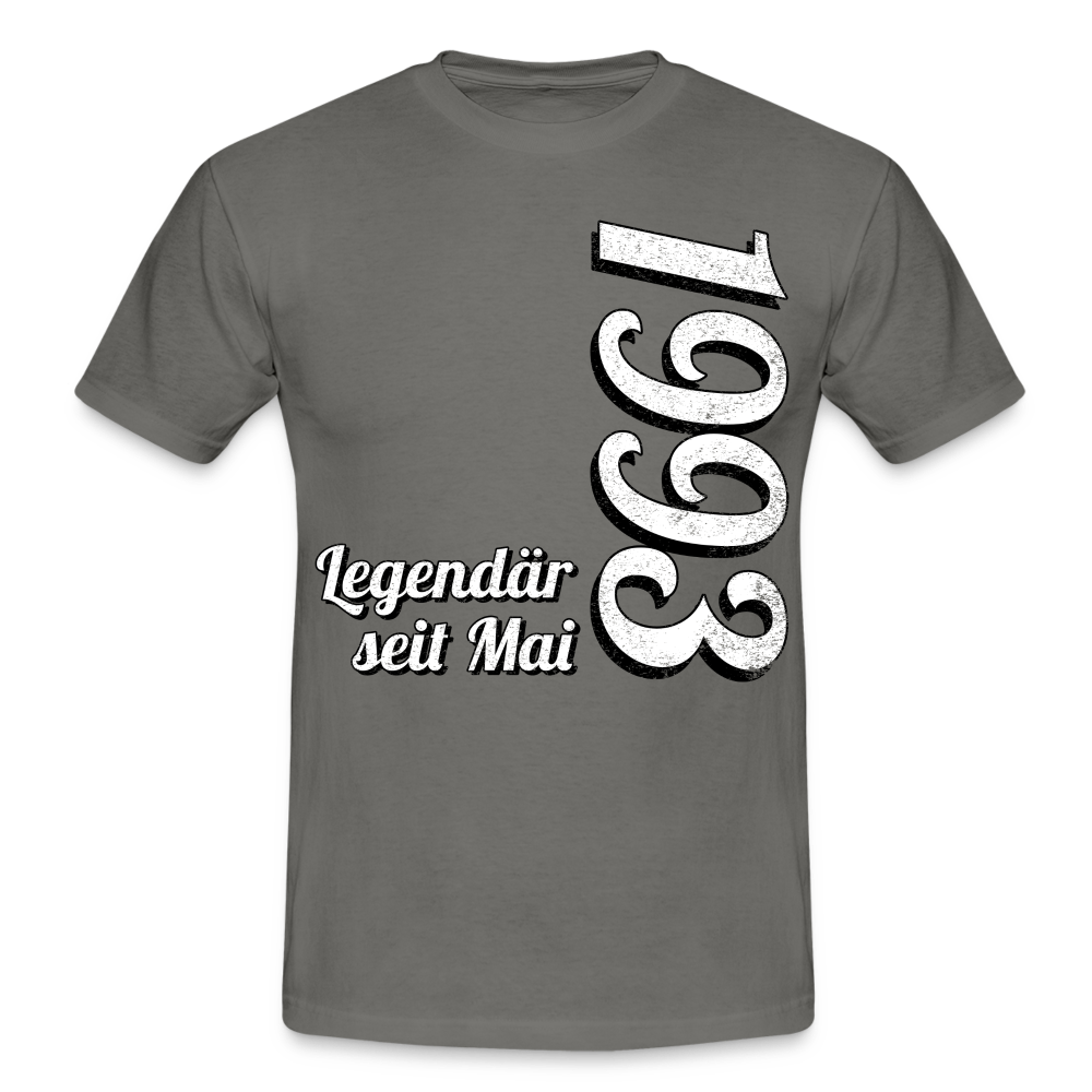 Geburtstags Geschenk Shirt Legendär seit Mai 1993 T-Shirt - graphite grey
