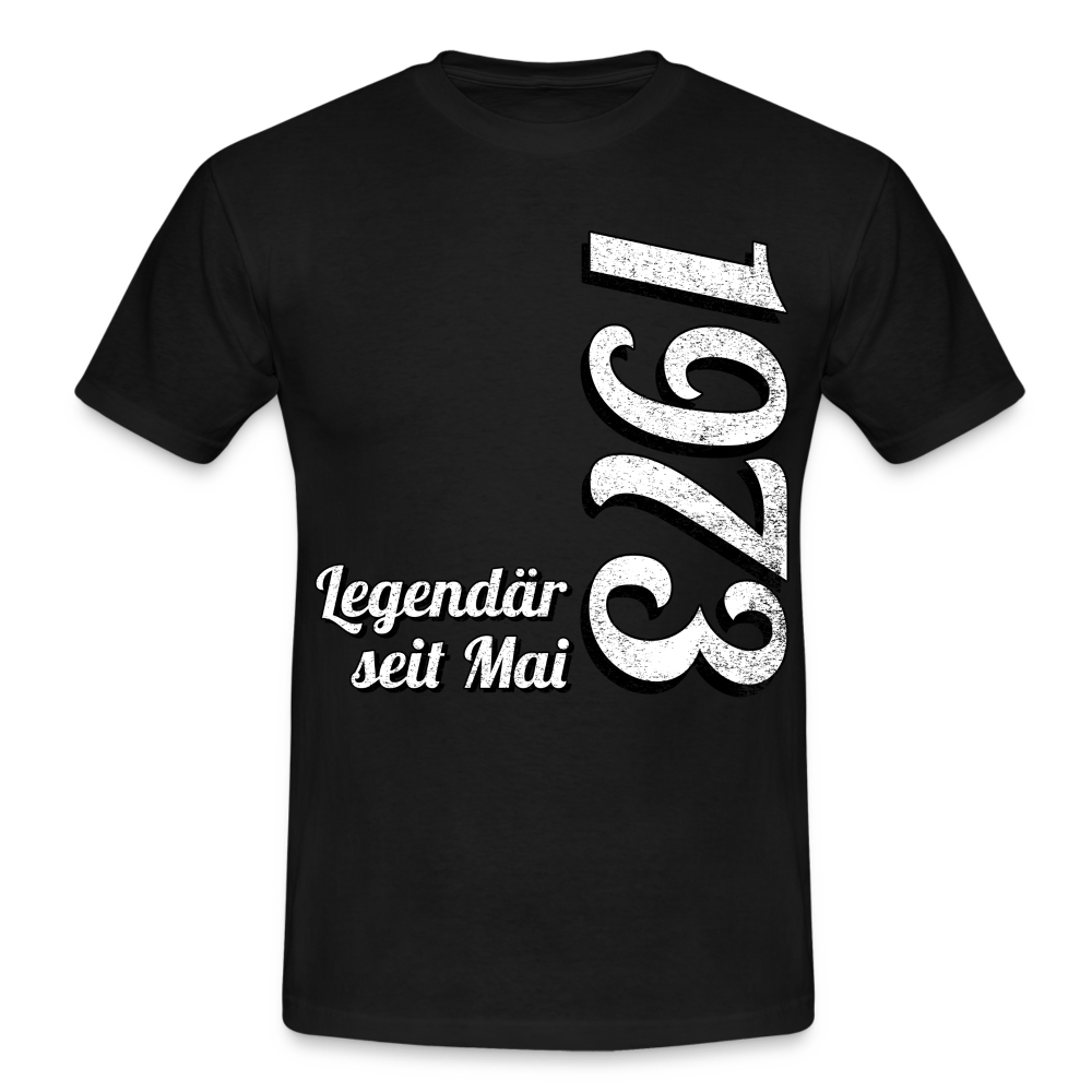 Geburtstags Geschenk Shirt Legendär seit Mai 1973 T-Shirt - black