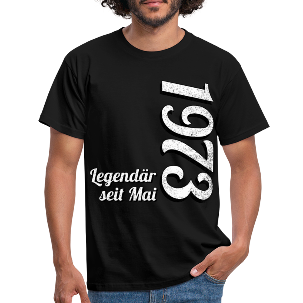 Geburtstags Geschenk Shirt Legendär seit Mai 1973 T-Shirt - black