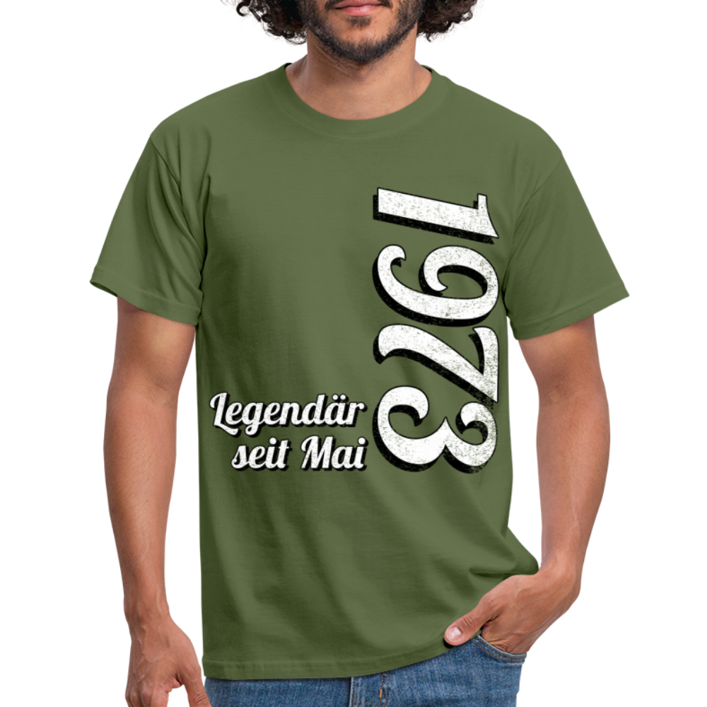 Geburtstags Geschenk Shirt Legendär seit Mai 1973 T-Shirt - military green