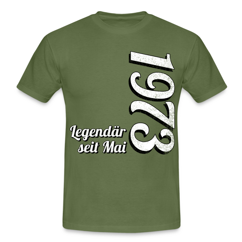 Geburtstags Geschenk Shirt Legendär seit Mai 1973 T-Shirt - military green