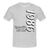 Geburtstags Geschenk Shirt Legendär seit Mai 1986 T-Shirt - heather grey