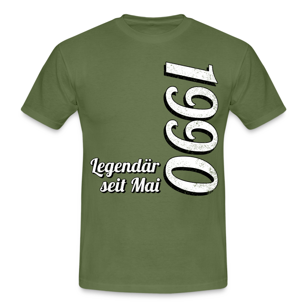 Geburtstags Geschenk Shirt Legendär seit Mai 1990 T-Shirt - military green