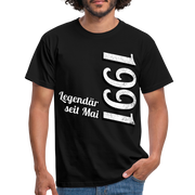 Geburtstags Geschenk Shirt Legendär seit Mai 1991 T-Shirt - black