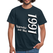 Geburtstags Geschenk Shirt Legendär seit Mai 1991 T-Shirt - navy