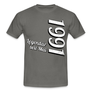 Geburtstags Geschenk Shirt Legendär seit Mai 1991 T-Shirt - graphite grey