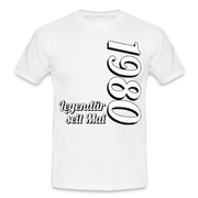 Geburtstags Geschenk Shirt Legendär seit Mai 1980 T-Shirt - white