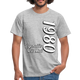 Geburtstags Geschenk Shirt Legendär seit Mai 1980 T-Shirt - heather grey