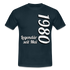 Geburtstags Geschenk Shirt Legendär seit Mai 1980 T-Shirt - navy