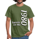 Geburtstags Geschenk Shirt Legendär seit Mai 1980 T-Shirt - military green