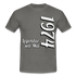 Geburtstags Geschenk Shirt Legendär seit Mai 1974 T-Shirt - graphite grey