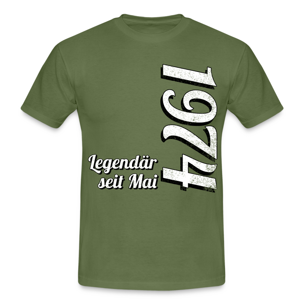 Geburtstags Geschenk Shirt Legendär seit Mai 1974 T-Shirt - military green