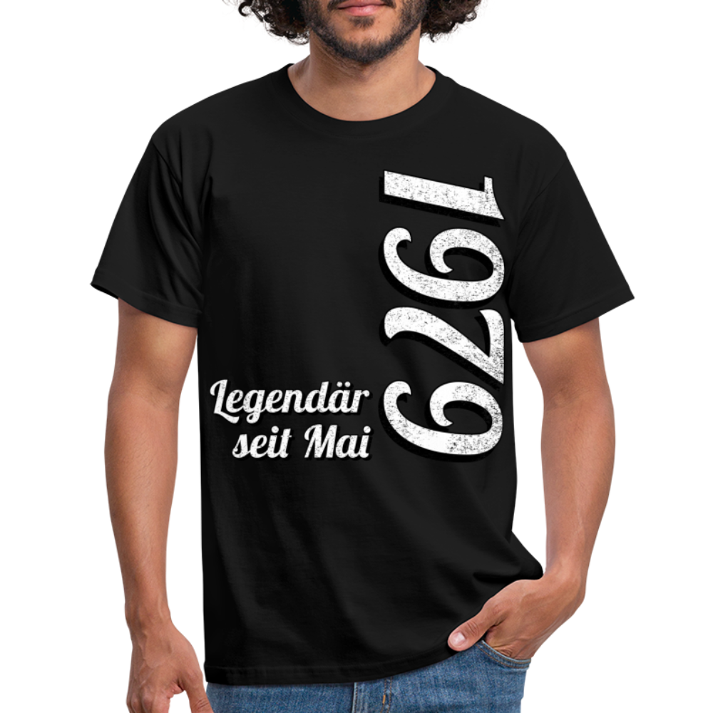 Geburtstags Geschenk Shirt Legendär seit Mai 1979 T-Shirt - black