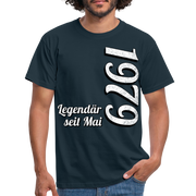 Geburtstags Geschenk Shirt Legendär seit Mai 1979 T-Shirt - navy