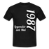 Geburtstags Geschenk Shirt Legendär seit Mai 1987 T-Shirt - black