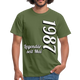 Geburtstags Geschenk Shirt Legendär seit Mai 1987 T-Shirt - military green