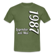 Geburtstags Geschenk Shirt Legendär seit Mai 1987 T-Shirt - military green