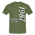 Geburtstags Geschenk Shirt Legendär seit Mai 1987 T-Shirt - military green